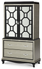 After Eight Two-Door Chest, Titanium modern dressers chests and bedroom armoires