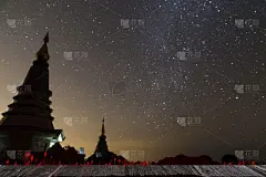 宝塔,天空,夜晚,星星,自然,地形,天文学,数字2,木制,大量物体