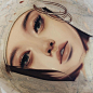 Kelsey Beckett on Instagram: “Potentially one of my favorite faces that I’ve ever rendered  this is why I love clear gesso so much...the fine grit makes paint lay down…”