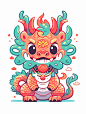 龙年插画 | 涂鸦中国龙 第六弹