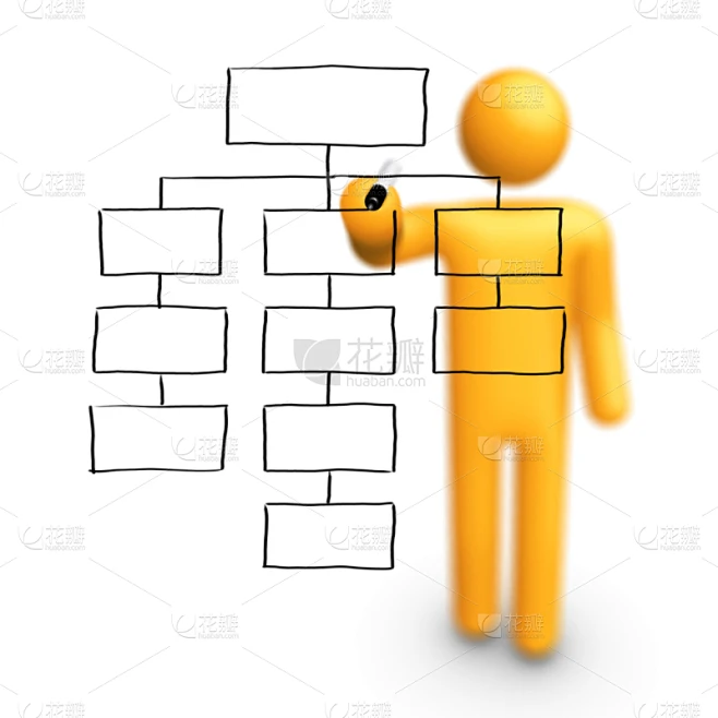 空的,简笔人物画,商务,流程图,焦点,毡尖笔,图表,三维图形,草图,卡通素材-花瓣网