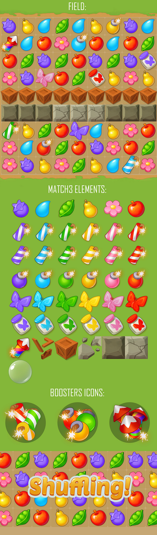 Match3 elements