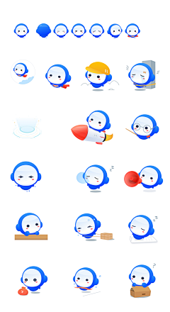 荆棘拾花采集到IP卡通形象丨emoji表情