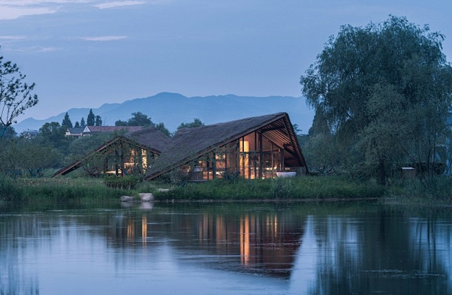 富阳阳陂湖湿地生态酒店 / 尌林建筑设计...