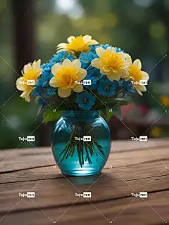 Ai产生的 花朵 花瓶 花束 自然 盛开 开花 插花 植物群