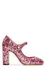 Dolce & Gabbana - Pink Sequinned Mary Jane Heels