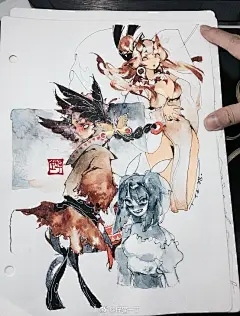懒了一个月嗯......今天开始日涂ing ​​​​