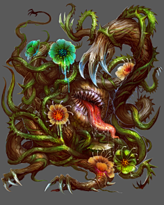 岑晚采集到植物(树藤)