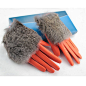 真皮手套 獭兔毛加绒保暖冬季羊皮女式 豹纹加厚手套