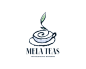梅拉茶标识 杯子 茶叶 茶杯 茶道 茶馆 休闲饮品 叶子 商标设计  图标 图形 标志 logo 国外 外国 国内 品牌 设计 创意 欣赏
