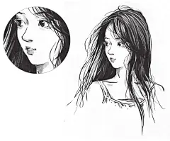 黑白画意：水墨速写美少女绘画教程-迟迟编著-微信读书 : 少女充满了青春的活力，水墨画给人一种古典的美感。当少女与水墨相遇，会有什么样的奇妙反应呢？本书介绍了用水墨绘制少女的速写技法，向大家展示了不一样的水墨风少女。本书共有五章：第一章介绍了水墨画绘制工具；第二章介绍了用水墨绘制人物的基础技法，包括头部结构、头部动态、五官的绘制技法，以及表现人物形象和动态的方法等；第三章介绍了绘制水墨动漫女孩的独特技法，包括线条、墨色的使用技巧，以及光影和服装的表现方法；第四章介绍了不同主题的案例，包括“豆蔻年华”“时光