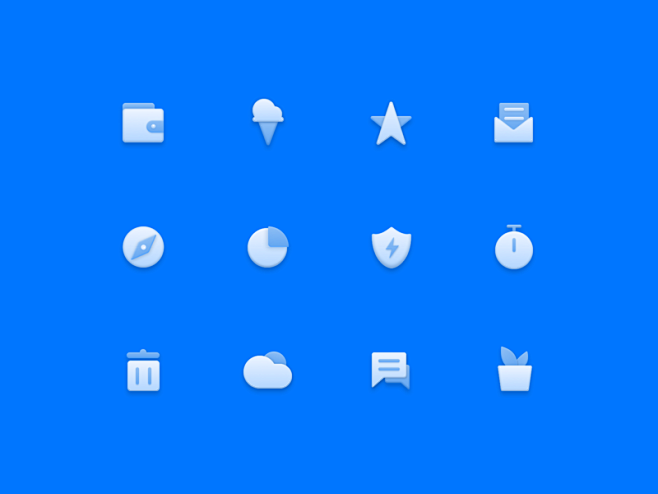 blue Icon color desi...