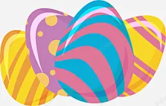 复活节一堆卡通彩蛋 页面网页 平面电商 创意素材