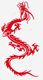 红色简笔画龙抬头龙psd免抠素材_新图网 https://ixintu.com 云龙 吉祥龙 简笔画 红色 红色神龙 红色简笔画龙抬头龙 红色龙 金黄色龙抬头龙图案 龙 龙抬头