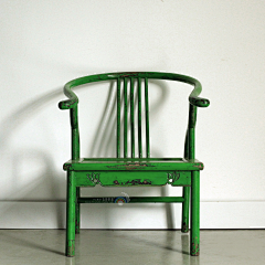 古朴彩漆家具采集到新中式明清仿古太师椅老榆木圈椅实木官帽椅椅子禅意茶椅休闲围椅