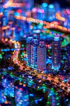 地产微观模型地产立体图