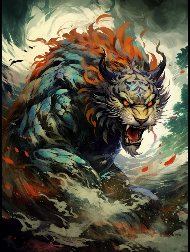 穷奇-花瓣网