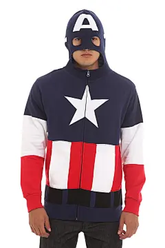 预订美国 marvel美国队长captain america连帽卫衣