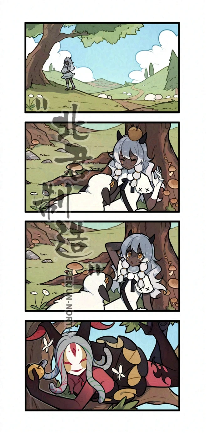近期接的四格漫画稿 - 小红书