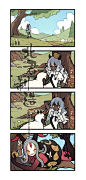 近期接的四格漫画稿 - 小红书