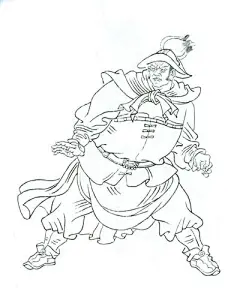 水浒传108将人物白描 - 优秀作品 - 老泥鳅素描论坛