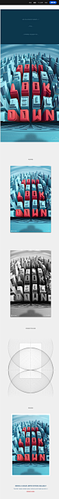 pageshot of 'DONT LOOK DOWN on Behance' @ 2017-08-00-1649'50