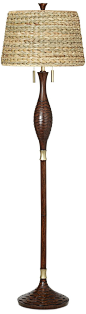 National Geographic Rice Terrace Coffee Floor Lamp -: 