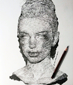 养鲨鱼的颓废先森采集到点线面的东东——画画