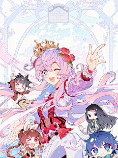 阿兮崽崽采集到动漫/可爱/少女/唯美/高清/霸气/社会/插画