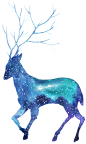 星空鹿-png