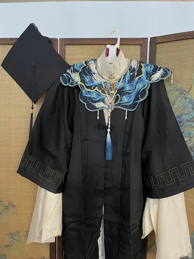 学士服云肩搭配来了_2_黎落阁汉服_来自小红书网页版-花瓣网