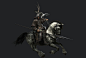 骑马武士, cui shiying : 与弟弟一起制作的骑马武士，弟弟主负责人物，我主要负责动物