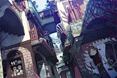 惊叹号123采集到日系场景 幻想