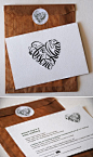 Beautiful Calligraphy - Blog - Seven Swans Wedding Stationery.  Have considered getting a tattoo with my kids names making a heart...here it is!