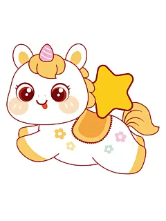 马宝宝奔腾卡通插画518-24