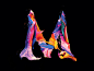 Abstract Paint Series - M -
