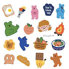 Procreate教你手绘ins风韩国贴纸|含教程