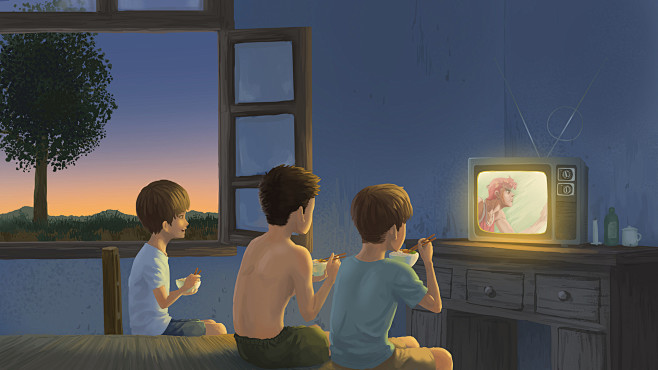 第17天铁道旁赤脚追晚霞玻璃珠铁盒英雄卡玩皮筋迷藏石桥下姥姥又纳鞋