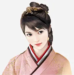 古代美女高清素材 手绘 设计图片 免费下载 页面网页 平面电商 创意素材 png素材