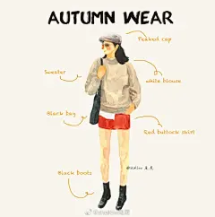 深秋穿搭日记又画了美美的 @三木三木呢 

#手绘##秋冬穿搭# ​​​​