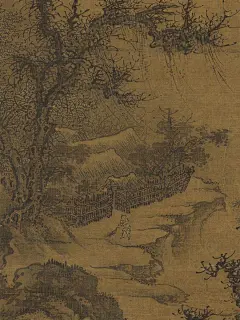 秋分｜故宫藏画里的秋山：霜叶尽染，群鹿嬉游|倪瓒|黄公望|秋江待渡图|山水画_网易订阅