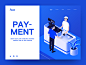 Payment 2.5D china illustration 2.5d isometric web jondesigner jon hiwow payment