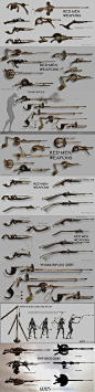 The Weapons of John Carter of Mars - artwork by Seth Engstrom - Imgur : Imgur: The magic of the Internet