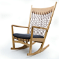特价北欧风简约自然透气舒适带坐垫个性样板间客厅卧室休闲椅摇椅 原创 设计 新款 2013