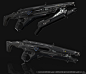 star citizen weapon concepts, Nick Govacko : Some stuff that i did with the CIG team and their art director Paul Jones for the star citizen project. 
For the Gemini weapons, the original Design inspiration has come from CIG and Peter Ku.
For the PAW, the 