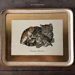 老意大利猫咪木盘
华丽金漆搭配可爱猫咪图腾
大尺寸实用性高
物件有厚度手感不错


编号：CfSH0010
尺寸：L48 x W38）cm
