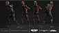 Call of Duty WWII Nazi Zombies:  Zombie Sprinter, Sergio Brotons : I had the pleasure of creating this zombie Sprinter while I was working at elite3d for Call of Duty WWII Nazi Zombies. I was responsible for creating the high poly, low poly, bakes and tex