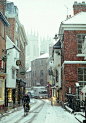 Snowy Day, York, England