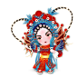 国潮 戏曲人物 霸王别姬之虞姬