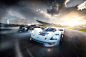 Porsche 908/04 Vision GT and fivesphere on the circuit : Porsche 908-04 Vision GT and fivesphere